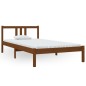 vidaXL Massivholzbett Honigbraun 100x200 cm vidaXL Massivholzbett Honigbraun 100x200 cm