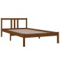 vidaXL Massivholzbett Honigbraun 100x200 cm vidaXL Massivholzbett Honigbraun 100x200 cm