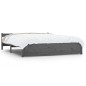 vidaXL Massivholzbett Grau 140x190 cm vidaXL Massivholzbett Grau 140x190 cm