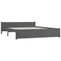 vidaXL Massivholzbett Grau 140x190 cm vidaXL Massivholzbett Grau 140x190 cm