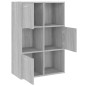 vidaXL Lagerschrank Grau Sonoma 60x29,5x90 cm vidaXL Lagerschrank Grau Sonoma 60x29,5x90 cm