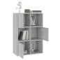 vidaXL Lagerschrank Grau Sonoma 60x29,5x90 cm vidaXL Lagerschrank Grau Sonoma 60x29,5x90 cm