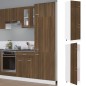 vidaXL Kühlumbauschrank Braun Eichen-Optik 60x57x207 cm Holzwerkstoff vidaXL Kühlumbauschrank Braun Eichen-Optik 60x57x207 cm Holzwerkstoff