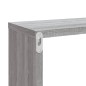 vidaXL Wandregale 2 Stk. Grau Sonoma 80x15x26,5 cm Holzwerkstoff vidaXL Wandregale 2 Stk. Grau Sonoma 80x15x26,5 cm Holzwerkstoff