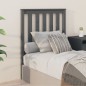 vidaXL Kopfteil Grau 81x6x101 cm Massivholz Kiefer