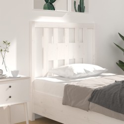vidaXL Kopfteil Weiß 81x4x100 cm Massivholz Kiefer