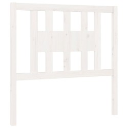 vidaXL Kopfteil Weiß 81x4x100 cm Massivholz Kiefer