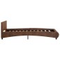 Bettgestell Braun Kunstleder 100x200 cm Bettgestell Braun Kunstleder 100x200 cm