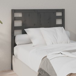 vidaXL Kopfteil Grau 81x4x100 cm Massivholz Kiefer