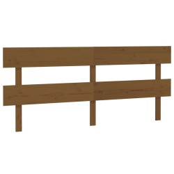 vidaXL Kopfteil Honigbraun 184x3x81 cm Massivholz Kiefer