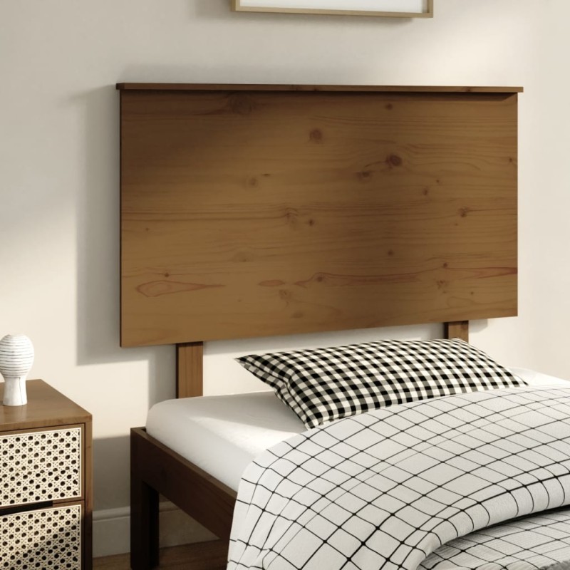 vidaXL Kopfteil Honigbraun 104x6x82,5 cm Massivholz Kiefer