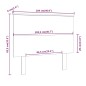 vidaXL Kopfteil Honigbraun 104x6x82,5 cm Massivholz Kiefer