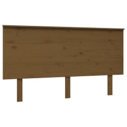 vidaXL Kopfteil Honigbraun 144x6x82,5 Massivholz Kiefer