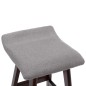 Barhocker Hellgrau Stoff Barhocker Hellgrau Stoff