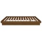 vidaXL Massivholzbett Honigbraun 120x190 cm vidaXL Massivholzbett Honigbraun 120x190 cm