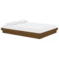 vidaXL Massivholzbett Honigbraun 135x190 cm vidaXL Massivholzbett Honigbraun 135x190 cm