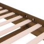 vidaXL Massivholzbett Honigbraun 135x190 cm vidaXL Massivholzbett Honigbraun 135x190 cm