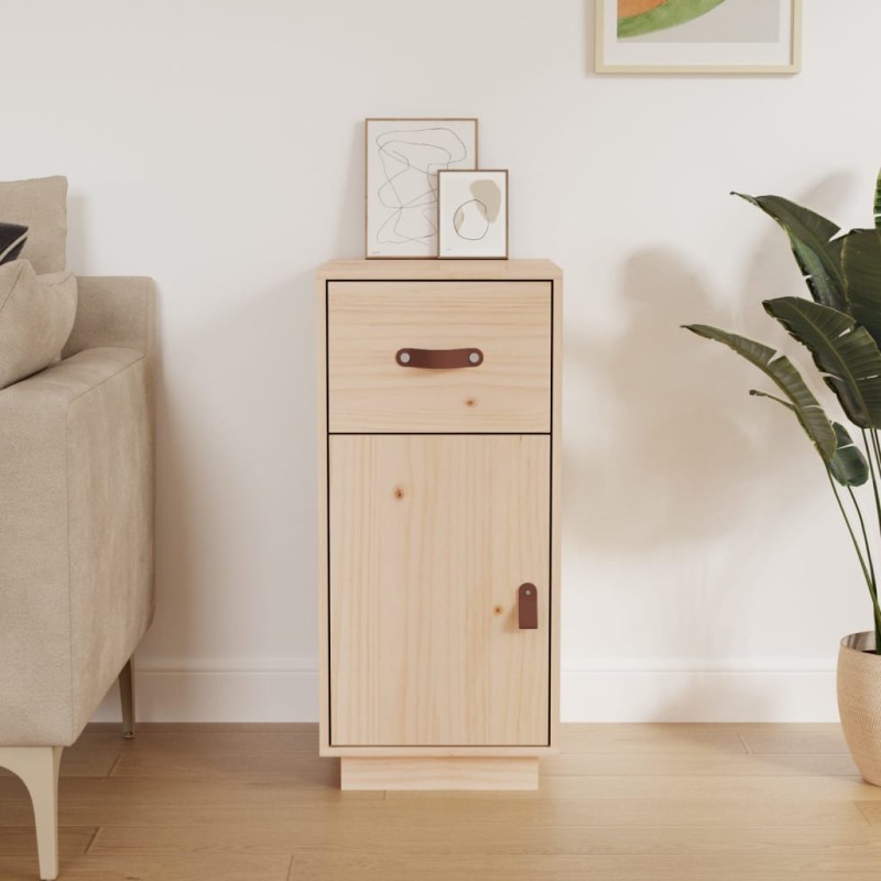 vidaXL Sideboard 34x40x75 cm Massivholz Kiefer vidaXL Sideboard 34x40x75 cm Massivholz Kiefer