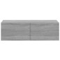 vidaXL TV-Wandschränke 2 Stk. Grau Sonoma 100x30x30 cm Holzwerkstoff vidaXL TV-Wandschränke 2 Stk. Grau Sonoma 100x30x30 cm Holzwerkstoff