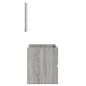 vidaXL Badschrank mit Spiegel Grau Sonoma Holzwerkstoff vidaXL Badschrank mit Spiegel Grau Sonoma Holzwerkstoff