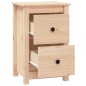 vidaXL Nachttische 2 Stk. 40x35x61,5 cm Massivholz Kiefer vidaXL Nachttische 2 Stk. 40x35x61,5 cm Massivholz Kiefer