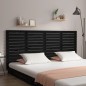 vidaXL Wand-Kopfteil Schwarz 186x3x91,5 cm Massivholz Kiefer vidaXL Wand-Kopfteil Schwarz 186x3x91,5 cm Massivholz Kiefer