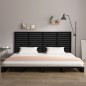 vidaXL Wand-Kopfteil Schwarz 186x3x91,5 cm Massivholz Kiefer vidaXL Wand-Kopfteil Schwarz 186x3x91,5 cm Massivholz Kiefer
