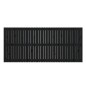 vidaXL Wand-Kopfteil Schwarz 204x3x90 cm Massivholz Kiefer