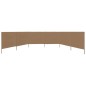 vidaXL 6-teiliges Windschutzgewebe 800 x 80 cm Taupe vidaXL 6-teiliges Windschutzgewebe 800 x 80 cm Taupe