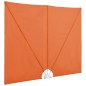 vidaXL Faltbarer Terrassen-Seitenfächer Terracotta-Rot 400×200 cm vidaXL Faltbarer Terrassen-Seitenfächer Terracotta-Rot 400×200 cm