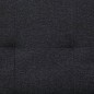 vidaXL Schlafsofa mit zwei Kissen Dunkelgrau Polyester vidaXL Schlafsofa mit zwei Kissen Dunkelgrau Polyester