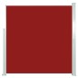 vidaXL Ausziehbare Seitenmarkise 140x300 cm Rot vidaXL Ausziehbare Seitenmarkise 140x300 cm Rot