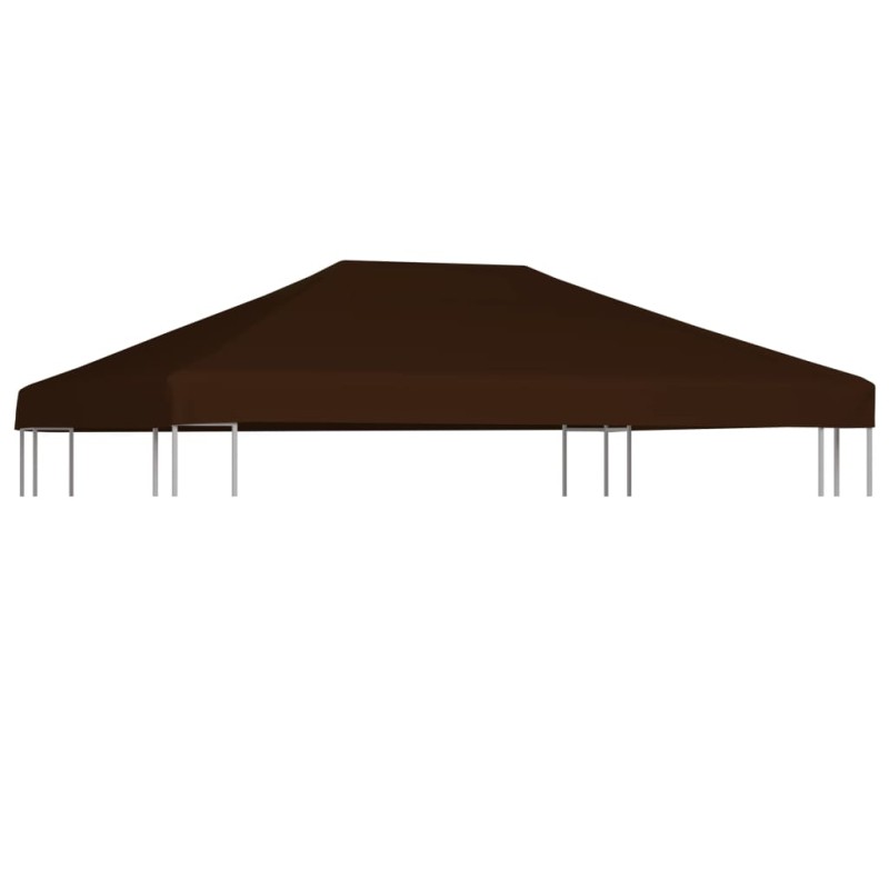 vidaXL Pavillondach 310 g / m² 3x4 m Braun vidaXL Pavillondach 310 g / m² 3x4 m Braun