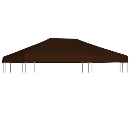 vidaXL Pavillondach 310 g / m² 3x4 m Braun 