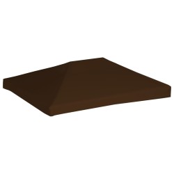 vidaXL Pavillondach 310 g / m² 3x4 m Braun 