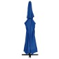 vidaXL Sonnenschirm mit Aluminium-Mast 500 cm Azurblau vidaXL Sonnenschirm mit Aluminium-Mast 500 cm Azurblau