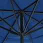 vidaXL Sonnenschirm mit Aluminium-Mast 500 cm Azurblau vidaXL Sonnenschirm mit Aluminium-Mast 500 cm Azurblau