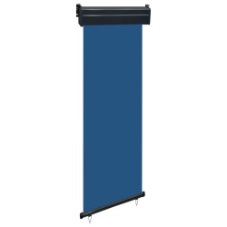 vidaXL Balkon-Seitenmarkise 65x250 cm Blau