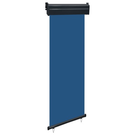 vidaXL Balkon-Seitenmarkise 65x250 cm Blau