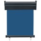 vidaXL Balkon-Seitenmarkise 65x250 cm Blau vidaXL Balkon-Seitenmarkise 65x250 cm Blau
