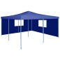 vidaXL Faltpavillon mit 2 Seitenwänden 5x5 m Blau vidaXL Faltpavillon mit 2 Seitenwänden 5x5 m Blau