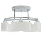vidaXL Deckenleuchte Ellipsoid-Glaslampenschirme 5 E14-Lampen 200 W vidaXL Deckenleuchte Ellipsoid-Glaslampenschirme 5 E14-Lampen 200 W