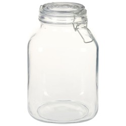 vidaXL Einmachgläser mit Bügelverschluss 12 Stk. 3 L