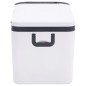 vidaXL Kühlbox mit Tragegriff Schwarz und Weiß 18L PP & PE vidaXL Kühlbox mit Tragegriff Schwarz und Weiß 18L PP & PE