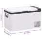 vidaXL Kühlbox mit Tragegriff Schwarz und Weiß 18L PP & PE vidaXL Kühlbox mit Tragegriff Schwarz und Weiß 18L PP & PE
