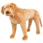 vidaXL Plüschtier Hund Labrador Stehend Plüsch Hellbraun XXL vidaXL Plüschtier Hund Labrador Stehend Plüsch Hellbraun XXL