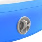 vidaXL Aufblasbare Gymnastikmatte mit Pumpe 100x100x15 cm PVC Blau vidaXL Aufblasbare Gymnastikmatte mit Pumpe 100x100x15 cm PVC Blau