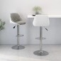 vidaXL Barhocker 2 Stk. Grau und Weiß Kunstleder vidaXL Barhocker 2 Stk. Grau und Weiß Kunstleder