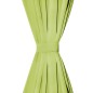 vidaXL Vorhänge Mikro-Satin 2 Stk. mit Schlaufen 140 x 175 cm Grün vidaXL Vorhänge Mikro-Satin 2 Stk. mit Schlaufen 140 x 175 cm Grün