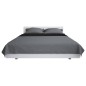 vidaXL Zweiseitige Tagesdecke Gesteppt 170 x 210 cm Grau und Schwarz vidaXL Zweiseitige Tagesdecke Gesteppt 170 x 210 cm Grau und Schwarz